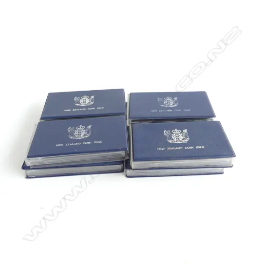 8 NZ PROOF COIN ISSUES; ALL 1973