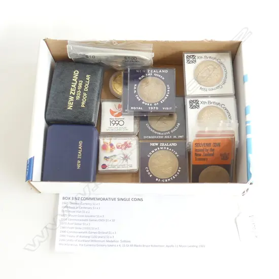 ASST. NZ COMMEMORATIVE COINS