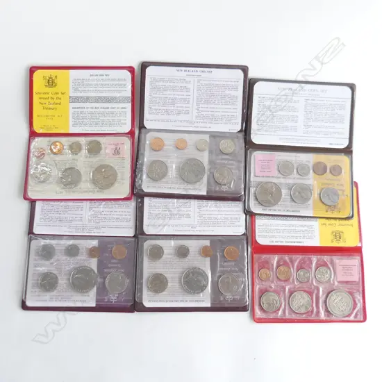 BAG 6 ASST NZ COIN ISSUE SETS