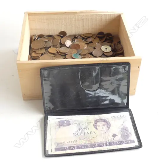 ASST COPPER COINS / NOTES 3.7 KG