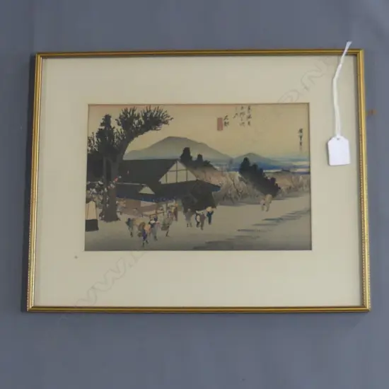 ANDO HIROSHIGE CREPON WOODBLOCK