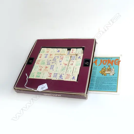 MAH JONG SET, CASED