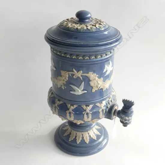 ANTIQUE DOULTON BURSLEM CERAMIC WATER FILTER 1883 H.330mm