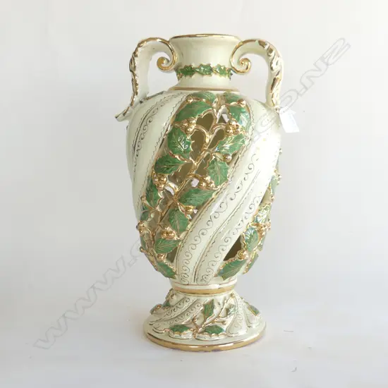ITALIAN PIERCED URN H.390mm