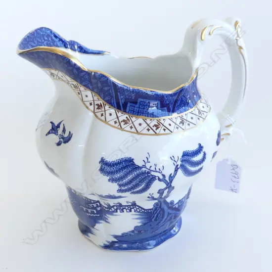 BOOTHS OLD WILLOW JUG 170MM HEIGHT