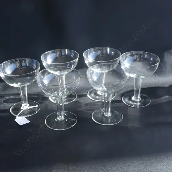 SET OF 6 HOLLOW STEM CHAMPAGNE GLASSES H.115mm