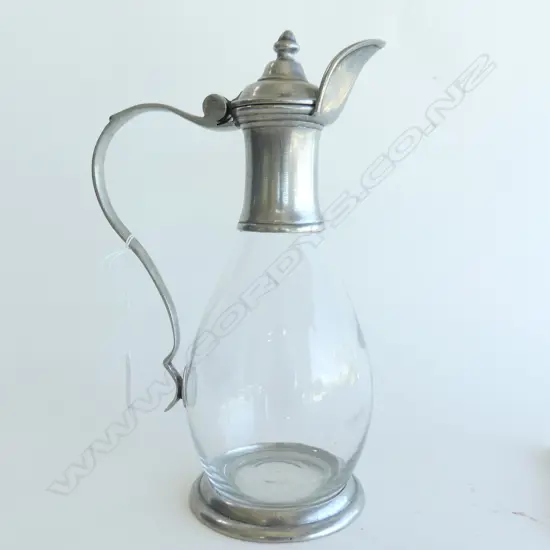 PEWTER CLARET JUG H.280mm