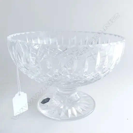 STUART CRYSTAL FOOTED BOWL H. 150 DIA 205MM
