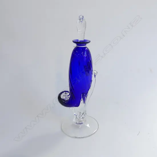 SIGNED ART GLASS SCENT BOTTLE H.240mm