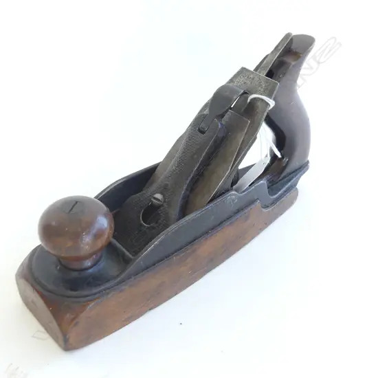 VINTAGE WOOD PLANE COFFIN TYPE WOODEN SOLE L.260mm