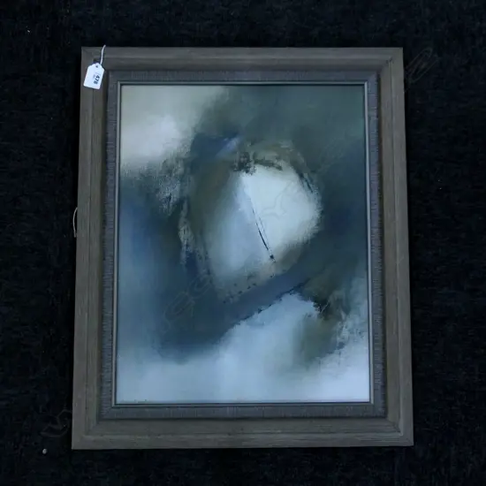 MARGARET WOOLLEY UNTITLED OIL 1984 440x340mm