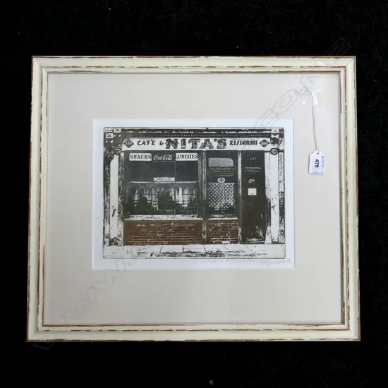 ALYSSA HEATH FRAMED LTD EDITION PRINT 26/50 SIGNED 1973 300 X 230MM