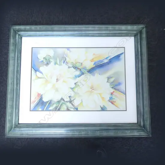 MC FLOOR WATER 'SMITH & CAUGHEY AUCKLAND FLOWER FESTIVAL' WATERCOLOUR, SIGNED 630 X 430MM