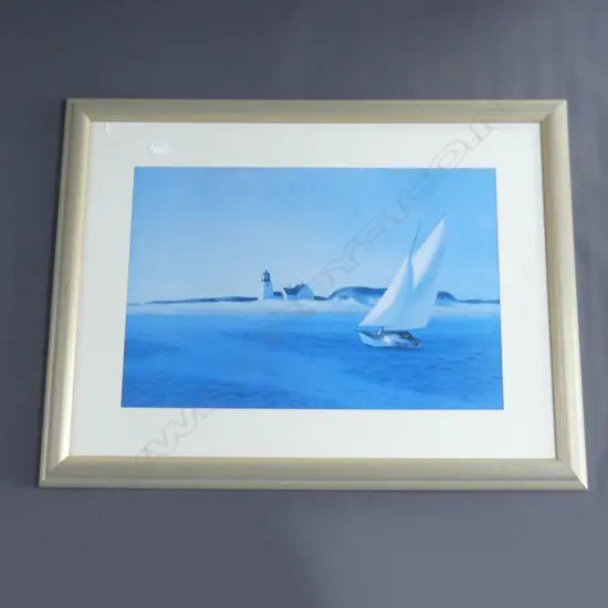 EDWARD HOPPER 'THE LONG LEG' PRINT 480x725mm