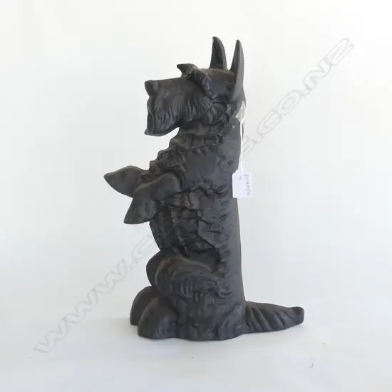 CAST IRON SCOTTIE DOG DOOR STOP H.370mm