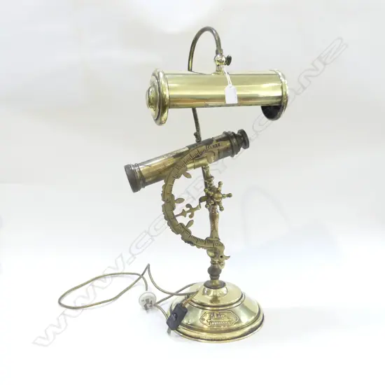 BRASS NAUTICAL LAMP H.640mm