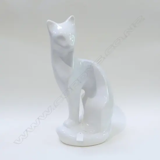 WHITE CERAMIC CAT H.460mm