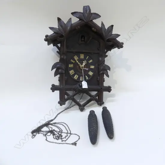 ANTIQUE GERMAN CUCKOO CLOCK H.480mm