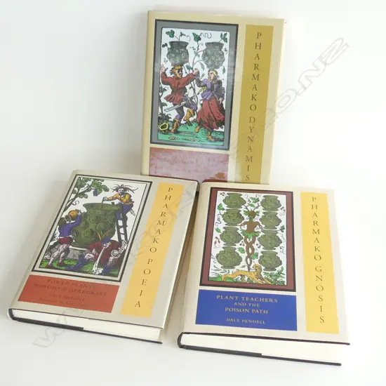 3 BOOKS BY DALE PENDELL; PHARMAKO GNOSIS / POEIA / DYNAMIS; PSYCHEDELIC / BOTANY INTEREST 