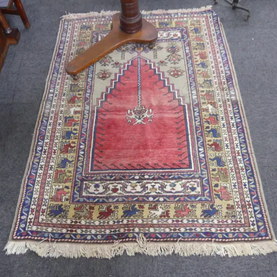 HAND KNOTTED ALL WOOL TURKISH RUG 1770x1250mm