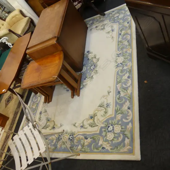 LGE MACHINE TUFTED WHITE RUG 2300x1620mm