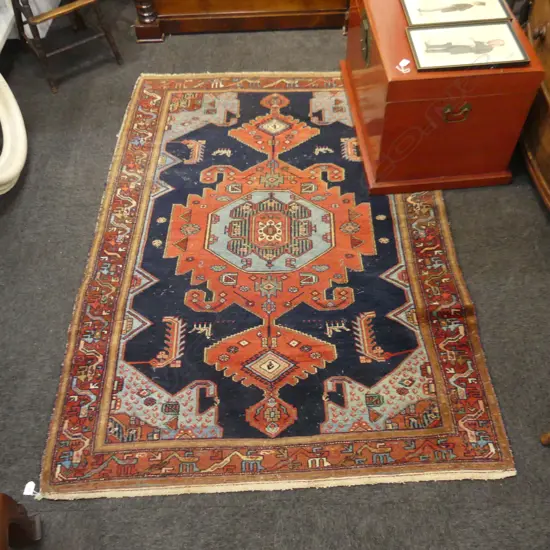 HAND KNOTTED WOOL PILE RUG 2000x1400mm