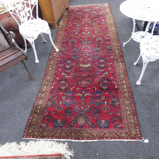 HAND KNOTTED PERSIAN WOOL PILE RUG 3170x1060mm