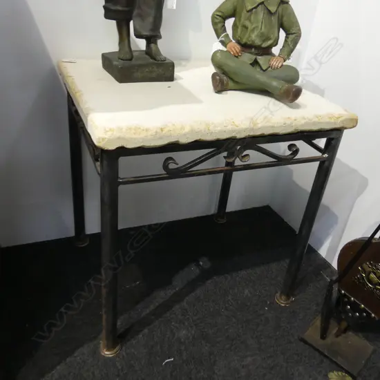 IRON BASED SIDE TABLE