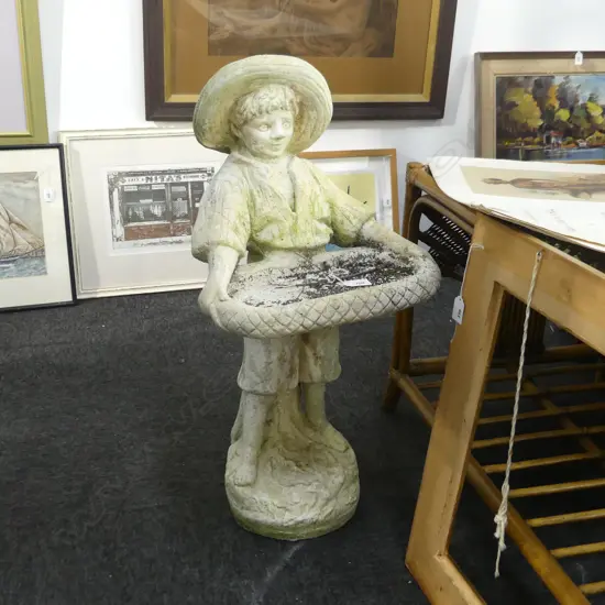 CONCRETE GARDEN FIGURE H.730mm