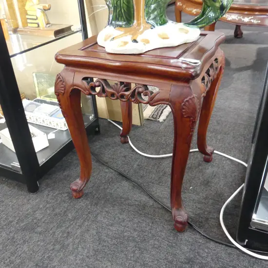 CHINESE ROSEWOOD SIDE TABLE 350x350x440mm