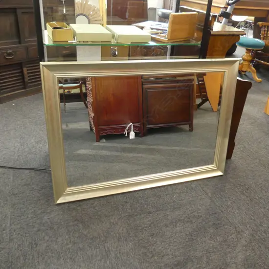 LGE CONTEMPORARY SILVER FRAMED MIRROR 1000x690mm