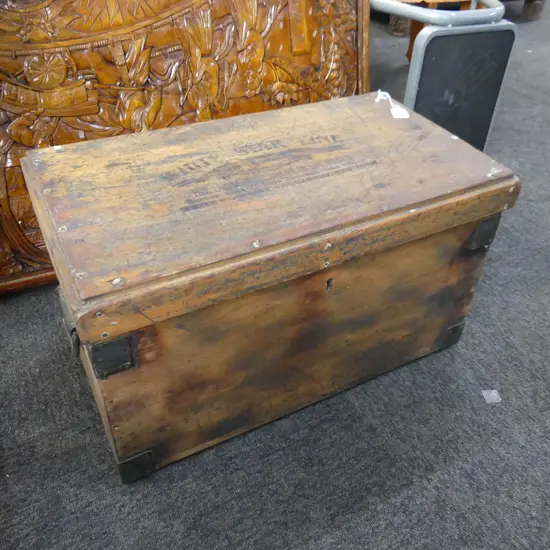WOODEN CHEST 605x330x350mm