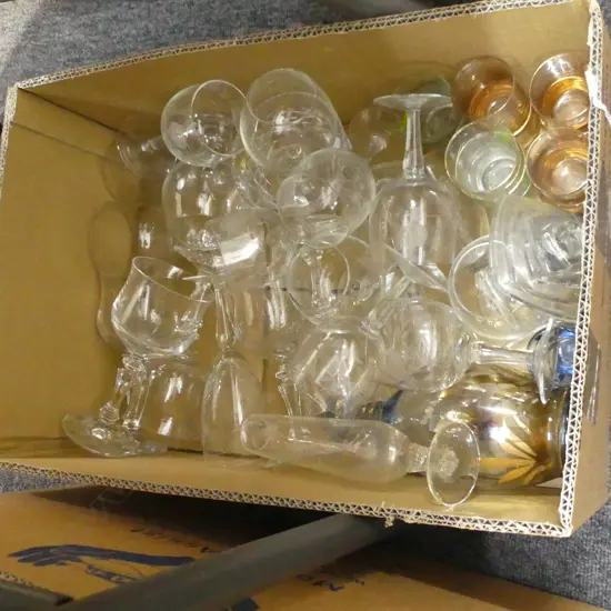 BOX LOT ASST GLASS 