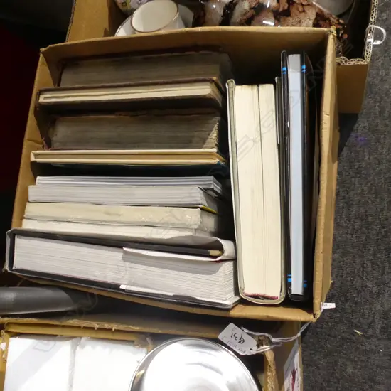 BOX LOT ASST. BOOKS; ANTIQUES / WATCHES ETC