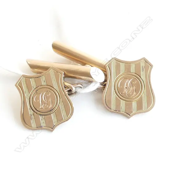 9CT GOLD CUFFLINKS 4.9 GRAMS