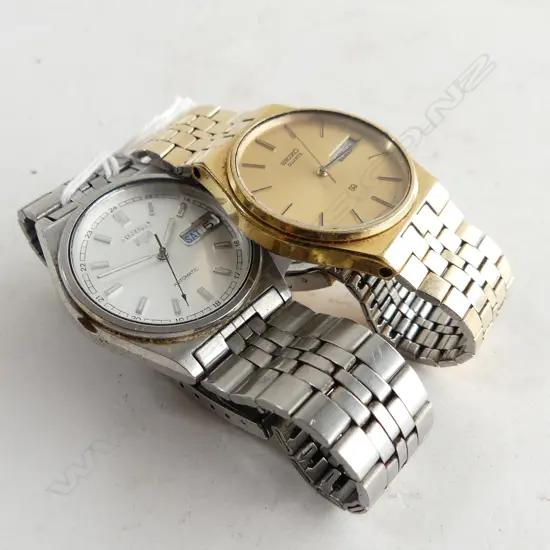 2 VINTAGE SEIKO WATCHES: SEIKO 5 & S2