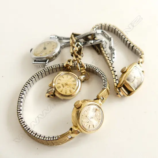 OMEGA VINTAGE LADIES WATCH second hand loose + 3 OTHERS