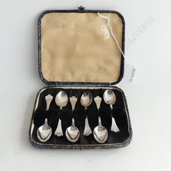 BOXED COFFEE SPOONS SHEFFIELD 1944 