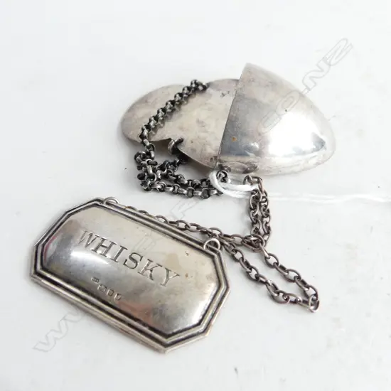 ASPREY WALL SILVER WALL FONT, WHISKEY BOTTLE LABEL