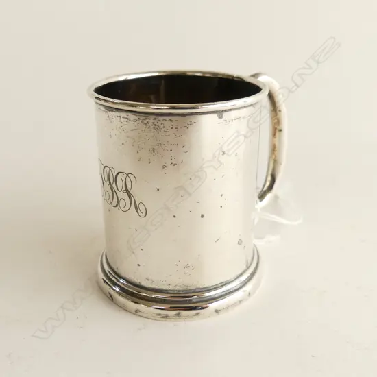 SILVER CHRISTENING MUG BIRMINGHAM 1919 65gm