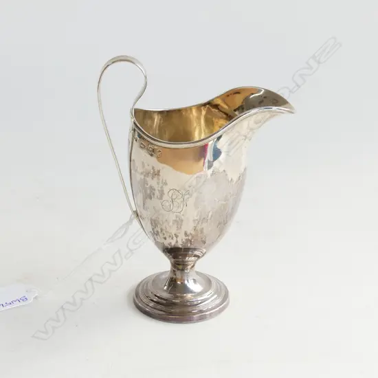 GEORGIAN STG SILVER CREAM JUG 97 GRAMS