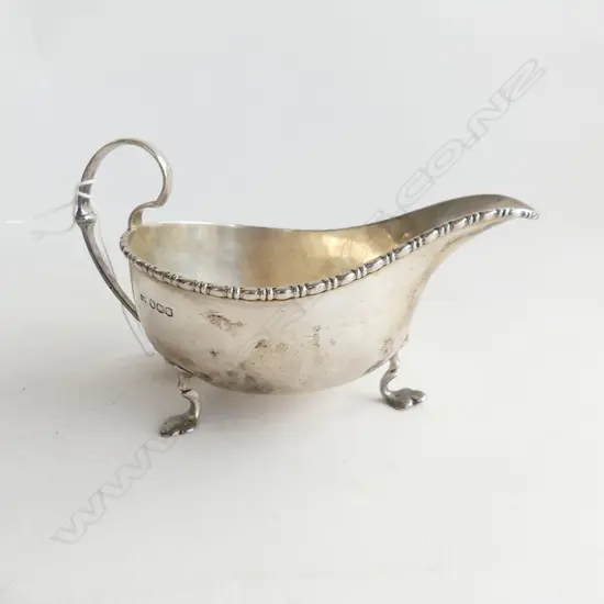 STG SILVER SAUCE BOAT, SHEFFIELD 108 GRAMS