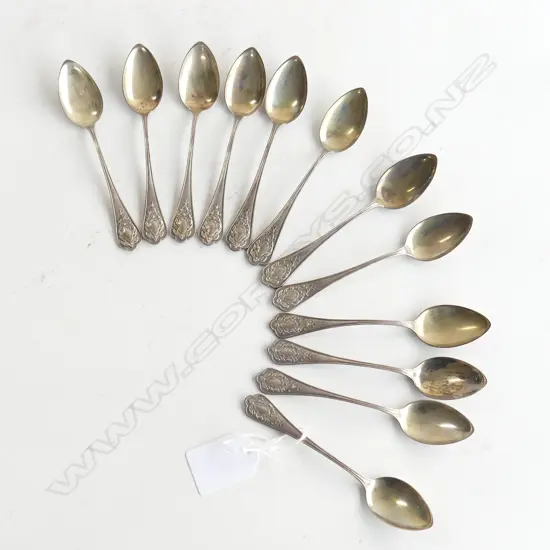 12 800 SILVER TEA SPOONS 130 GRAMS