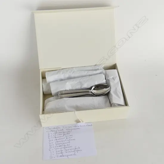 CHRISTOFLE STAINLESS STEEL CUTLERY SET