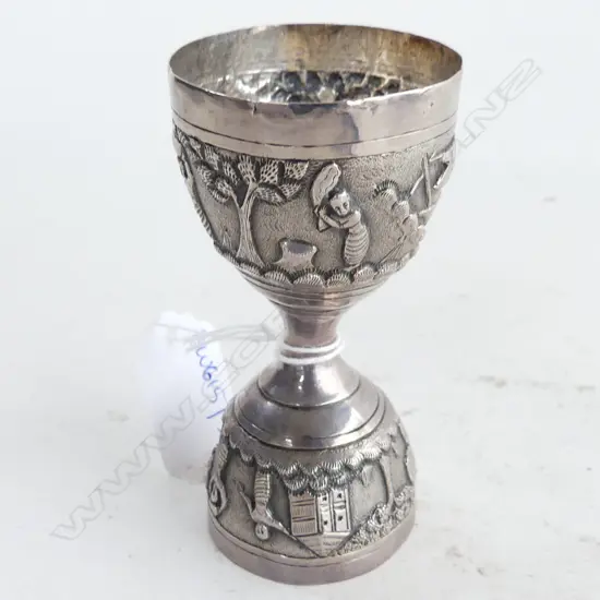 ANGLO / ASIAN SILVER NIP MEASURE H.112mm 69 GRAMS 