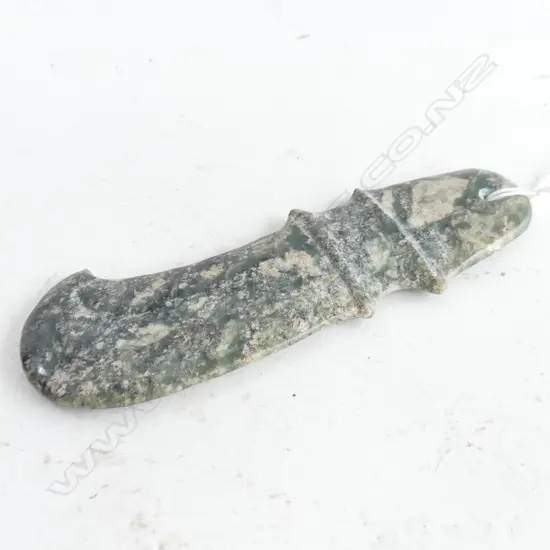 ANTIQUE CHINESE JADE FINIAL L.142mm