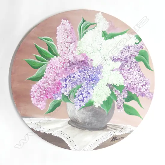 N. NICOLAI STILL LIFE OIL ON CANVAS