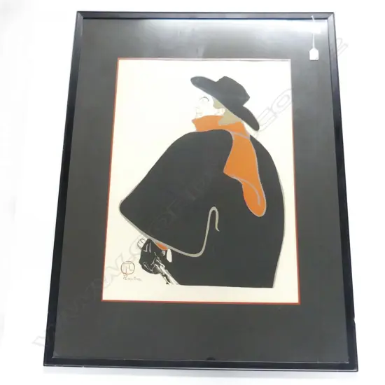 KLEEMANN GALLERY NEW YORK POSTER OF ARISTIDE BRUANT BY HENRI De TOULOUSE-LAUTREC