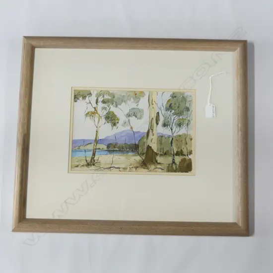 A HALL AUSTRALIAN LANDSCAPE W/C 205 X 300mm