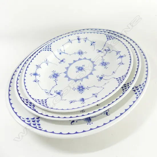 DENMARK PAT B/W 3 VARIED SIZED ASHETS L460 W370 LARGEST